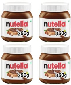 Nutella Hazelnut Chocolate Spread Jar 350g x 4